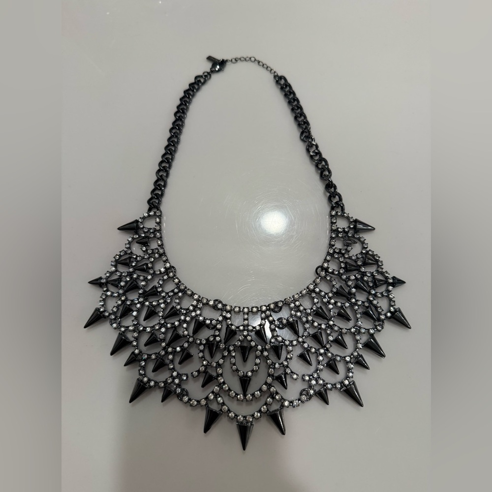 Baublebar Black And Silver Statement Necklace - image 1